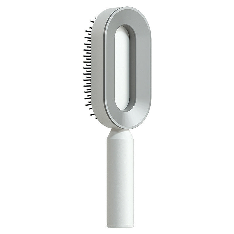 Brosse Démêlante Auto-Nettoyante | Massage Cuir Chevelu Anti-Statique