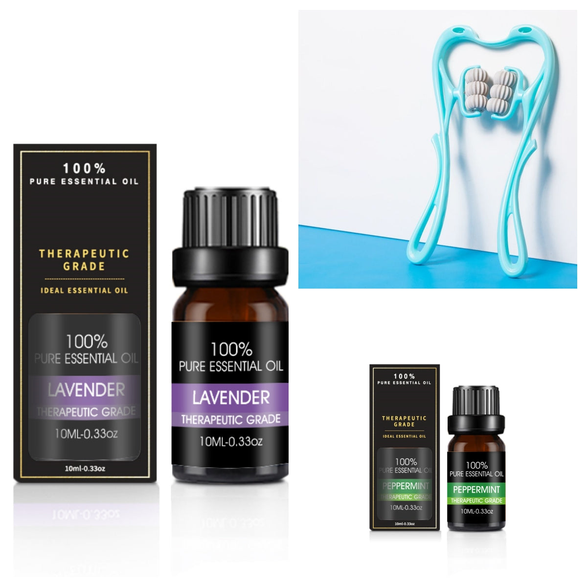 Set d'Huiles Essentielles Bio | Aromathérapie Pure pour Diffuseur