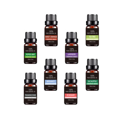 Set d'Huiles Essentielles Bio | Aromathérapie Pure pour Diffuseur