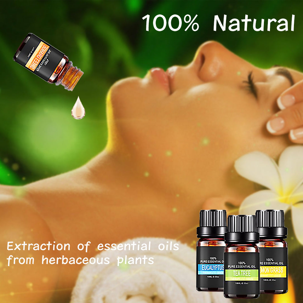 Set d'Huiles Essentielles Bio | Aromathérapie Pure pour Diffuseur