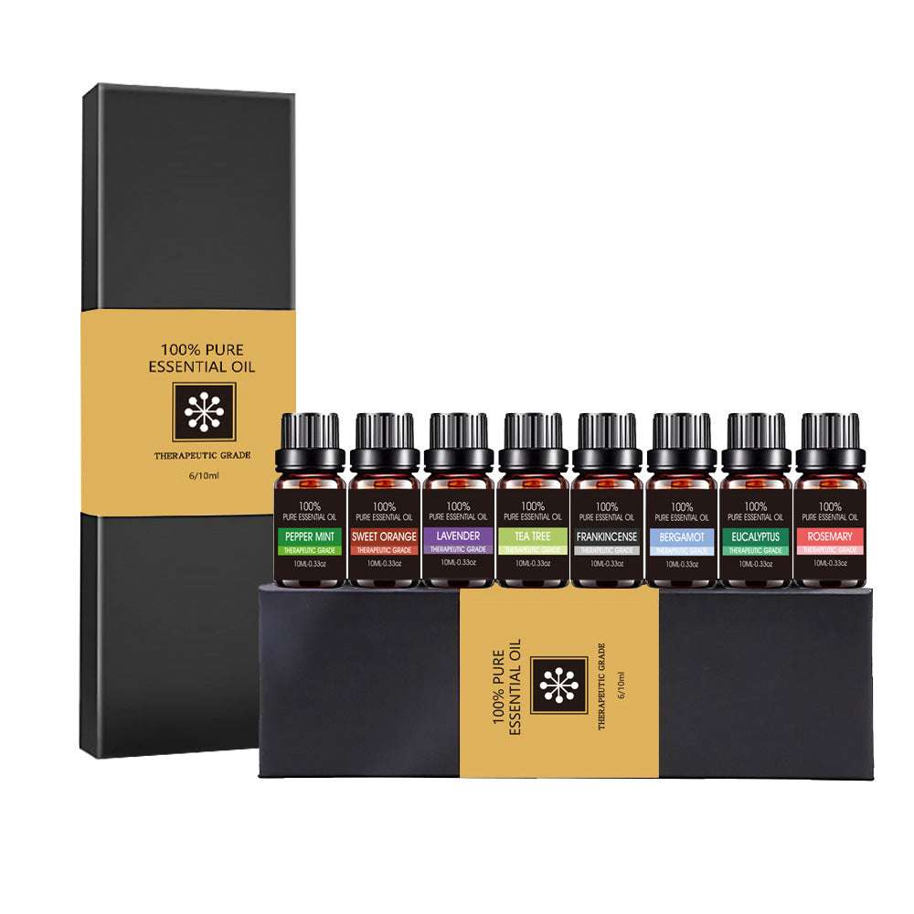 Set d'Huiles Essentielles Bio | Aromathérapie Pure pour Diffuseur