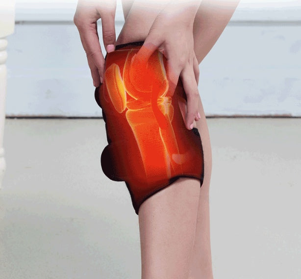 Genouillère Chauffante Infrarouge | Masseur Vibrant Anti-Douleur
