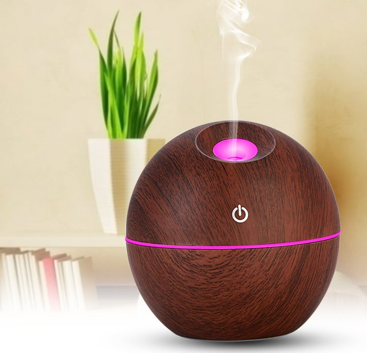 Diffuseur Aromathérapie USB | Veilleuse LED 7 Couleurs | Humidificateur Ultrasonique