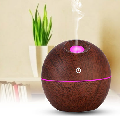 Diffuseur Aromathérapie USB | Veilleuse LED 7 Couleurs | Humidificateur Ultrasonique