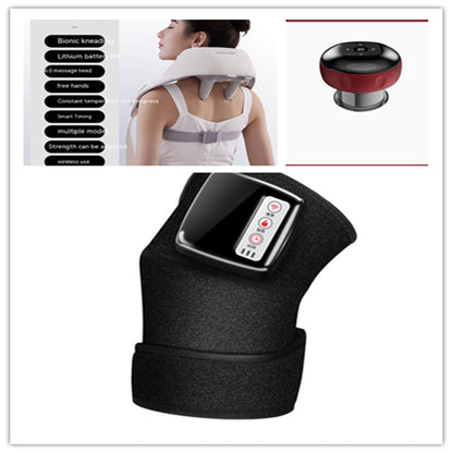 Genouillère Chauffante Infrarouge | Masseur Vibrant Anti-Douleur