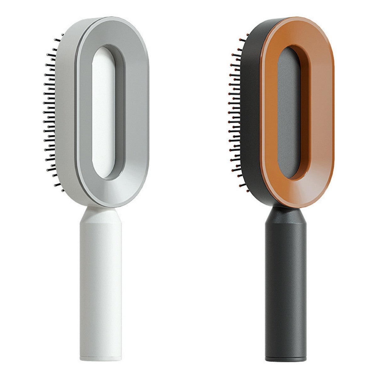 Brosse Démêlante Auto-Nettoyante | Massage Cuir Chevelu Anti-Statique