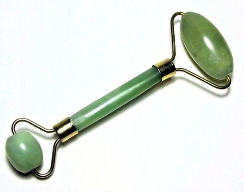 Rouleau de Jade Massage Visage | Anti-Âge & Drainage Lymphatique