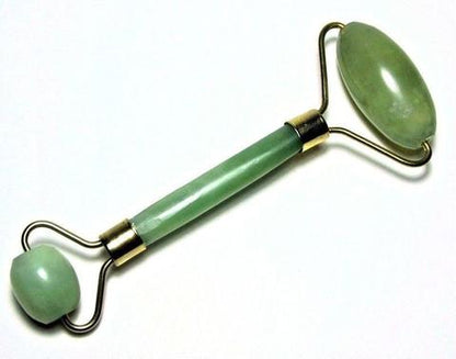 Rouleau de Jade Massage Visage | Anti-Âge & Drainage Lymphatique