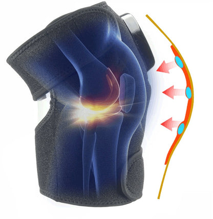 Genouillère Chauffante Infrarouge | Masseur Vibrant Anti-Douleur