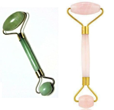 Rouleau de Jade Massage Visage | Anti-Âge & Drainage Lymphatique