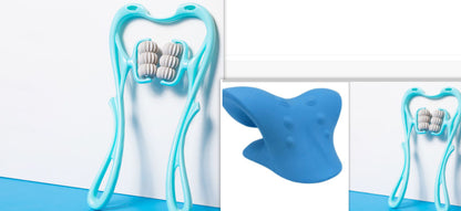 Masseur Nuque Manuel 6 Roues | Relaxation Cervicale