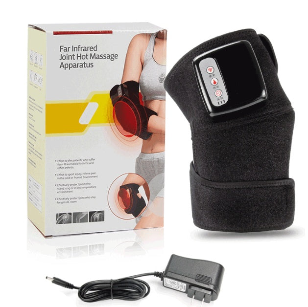 Genouillère Chauffante Infrarouge | Masseur Vibrant Anti-Douleur