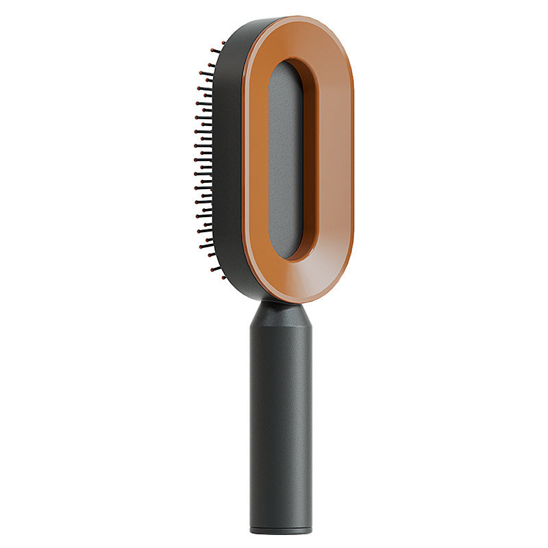Brosse Démêlante Auto-Nettoyante | Massage Cuir Chevelu Anti-Statique