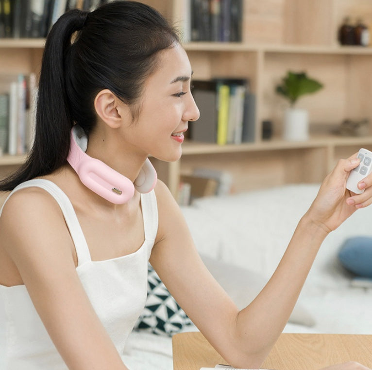 Masseur Cervical & Épaules Intelligent | Télécommande + Chaleur