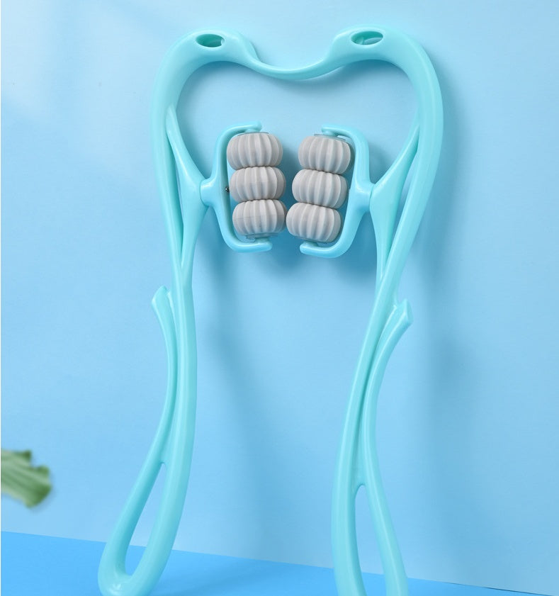 Masseur Nuque Manuel 6 Roues | Relaxation Cervicale