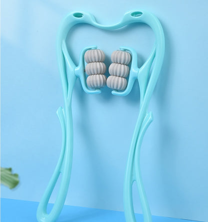 Masseur Nuque Manuel 6 Roues | Relaxation Cervicale