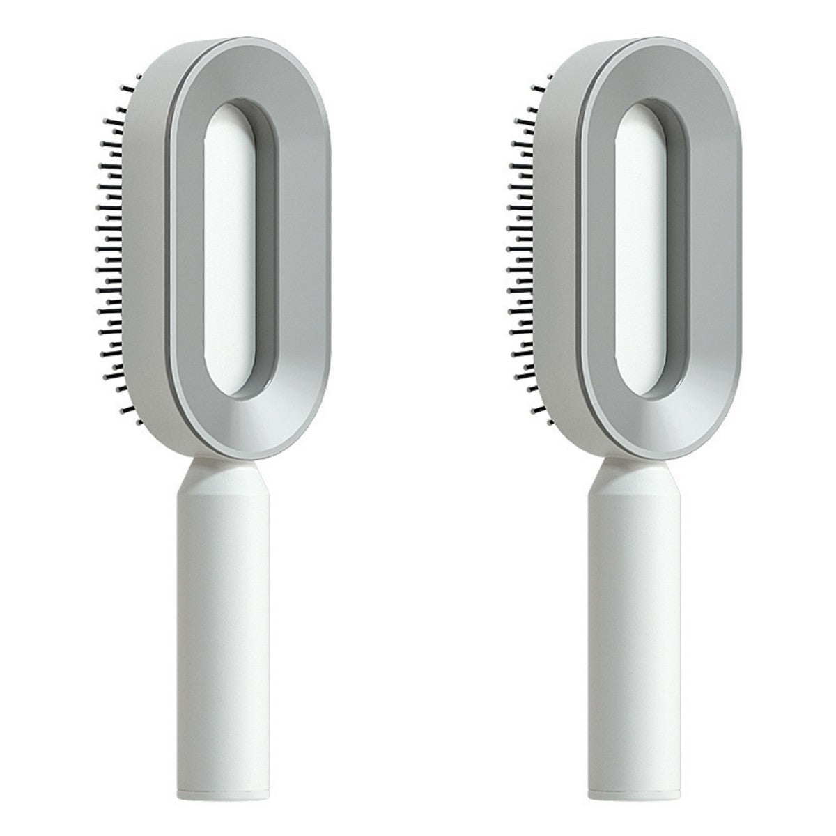 Brosse Démêlante Auto-Nettoyante | Massage Cuir Chevelu Anti-Statique