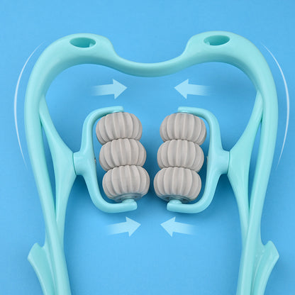 Masseur Nuque Manuel 6 Roues | Relaxation Cervicale